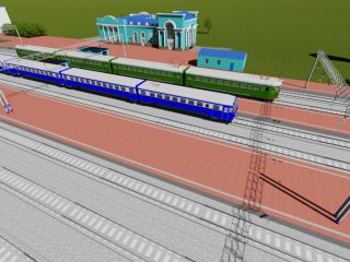 Подробная 3d модель поселка и станции Кропачево