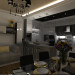 Küche-Wohnzimmer in 3d max vray 3.0 Bild