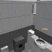 बाथरूम 3d max vray में प्रस्तुत छवि