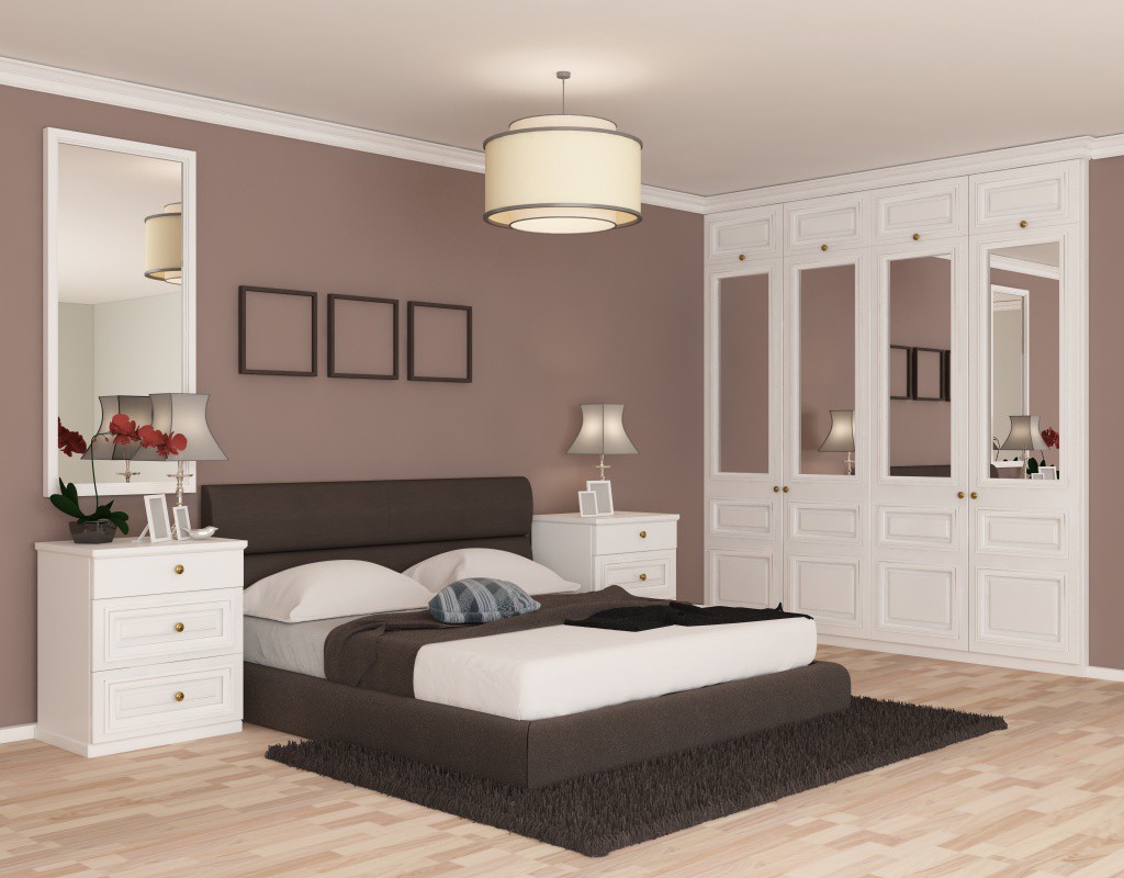 Camera da letto Design in 3d max vray 3.0 immagine