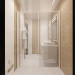 बाथरूम में 2 3d max corona render में प्रस्तुत छवि