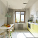 Kleine Küche in 3d max corona render Bild