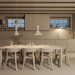 Appartement duplex à Stockholm dans 3d max corona render image