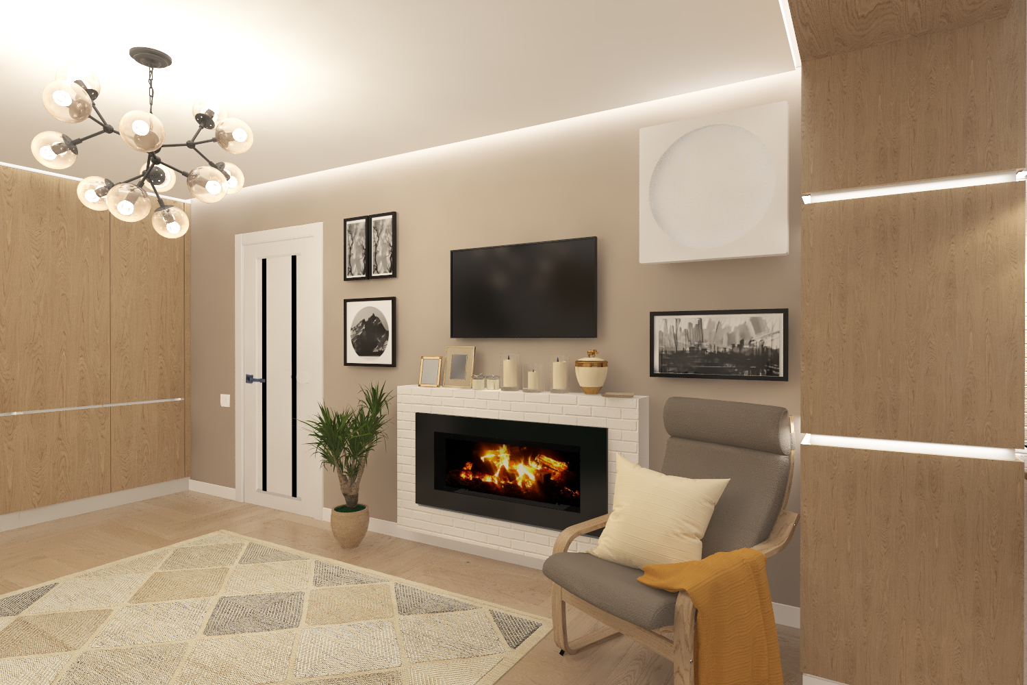 Loft Hall in 3d max vray 3.0 image