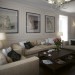 imagen de sala de estar en 3d max vray