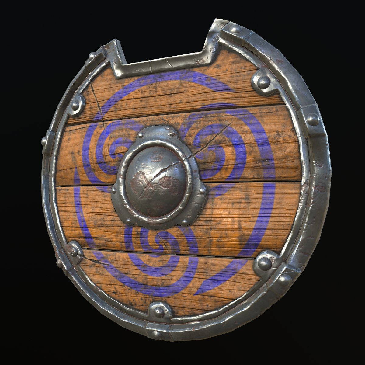 imagen de escudo vikingo en 3d max Other