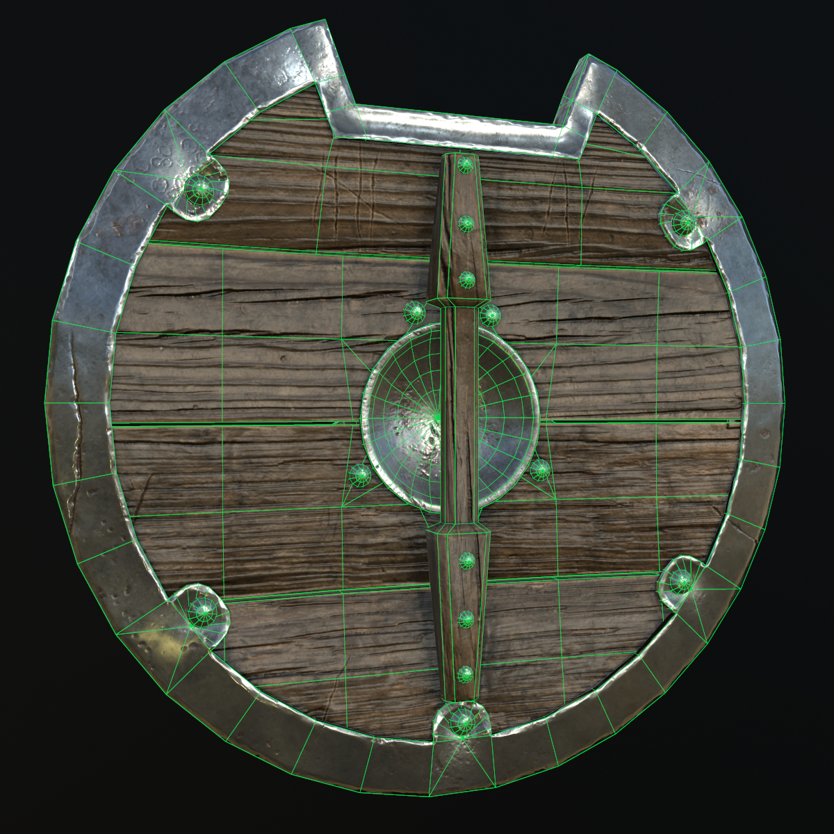 imagen de escudo vikingo en 3d max Other