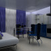 1 कमरे अपार्टमेंट 3d max vray में प्रस्तुत छवि