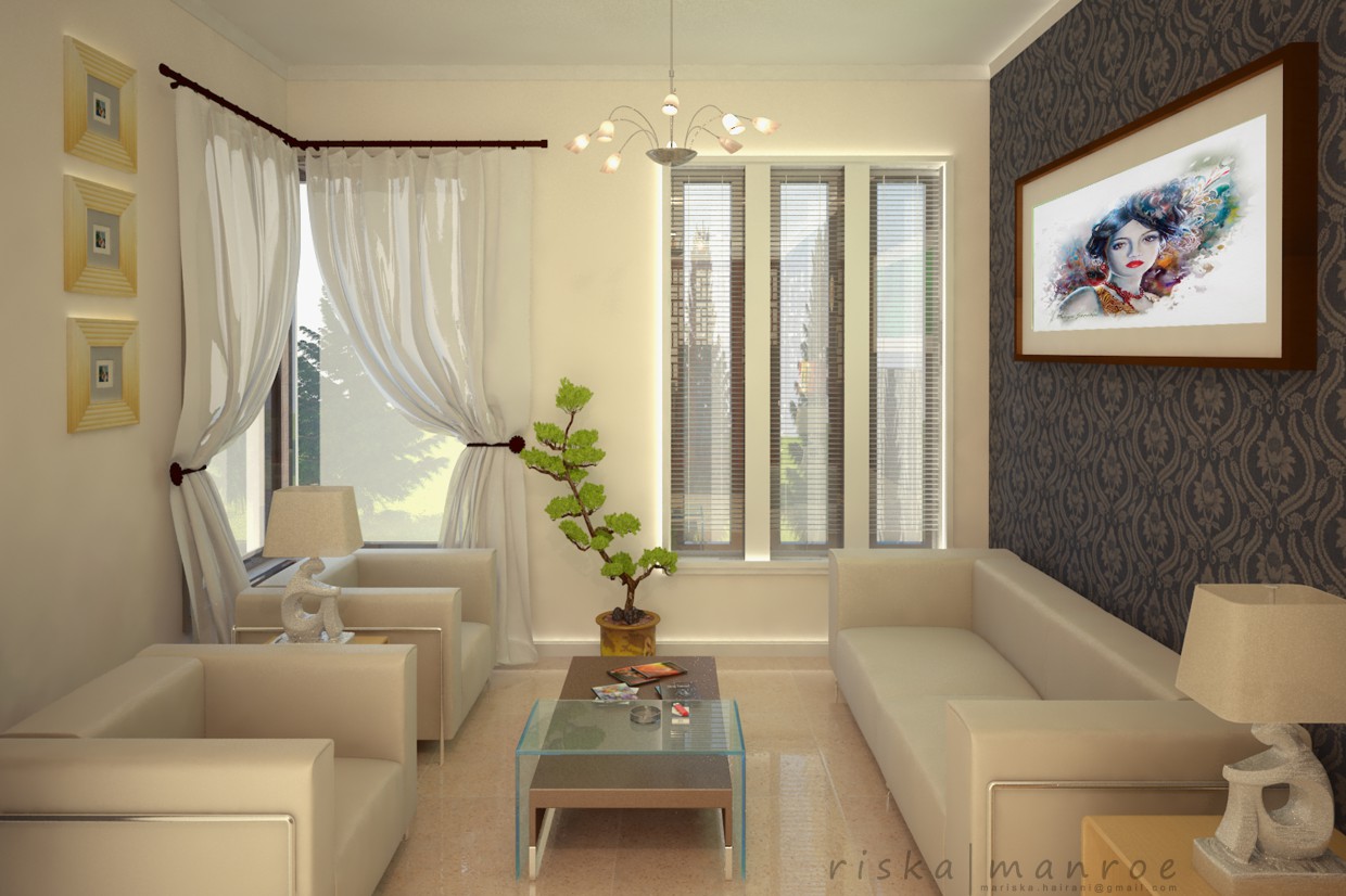 Lounge in 3d max vray immagine