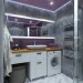 Púrpura baño Loft