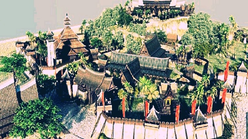 Palais de Sultanat de Malacca 1477 dans 3d max vray 2.5 image