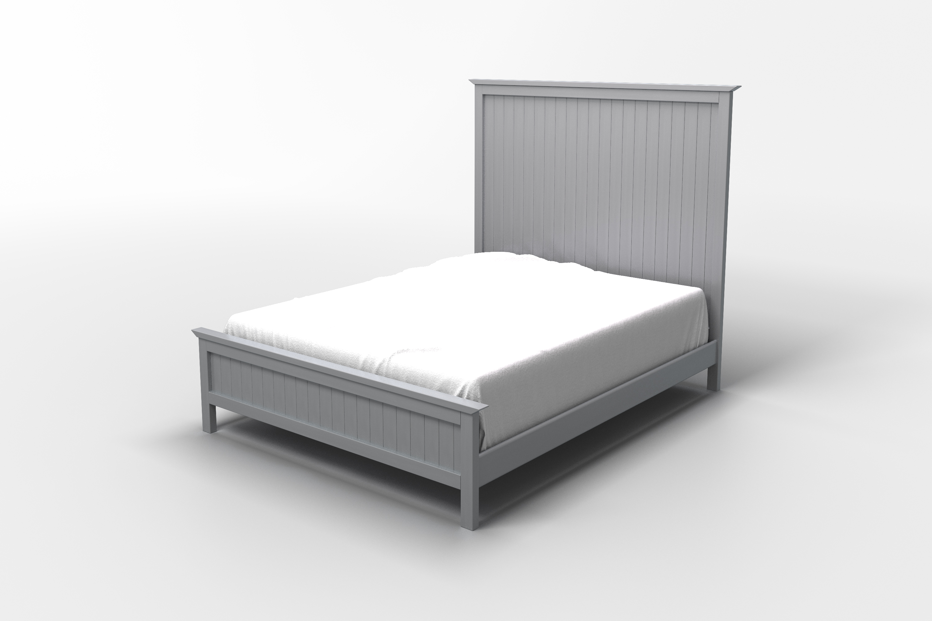 Кровать в интерьере в 3d max vray 3.0 изображение