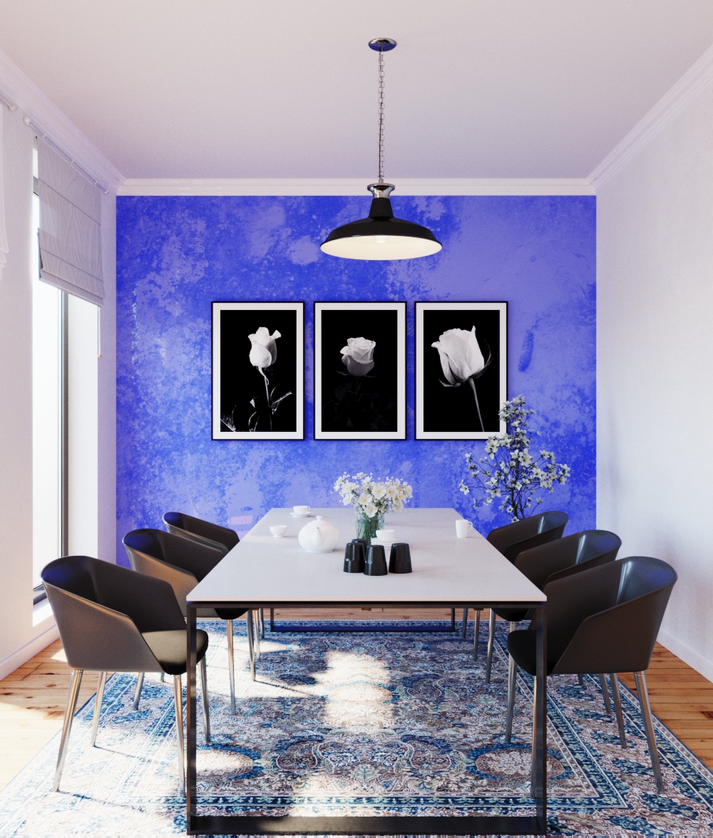 Dining Room in 3d max corona render image