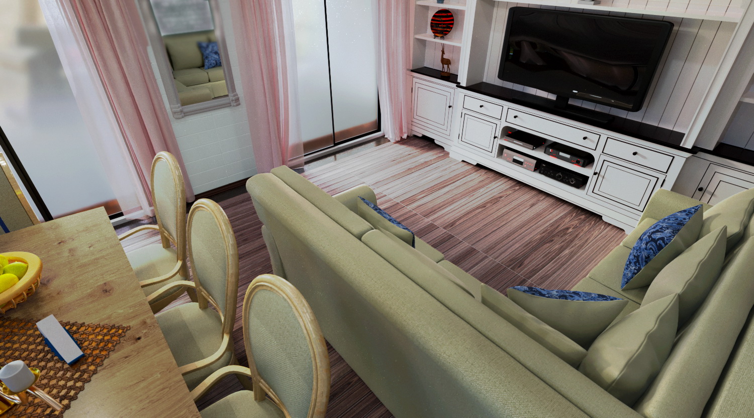 Room Interrior 002 в 3d max corona render изображение