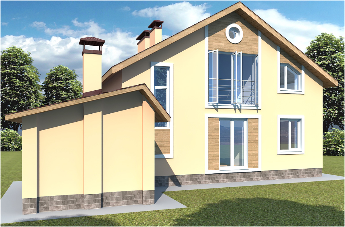 imagen de Proyecto de casa en Chernigov en 3d max vray 1.5