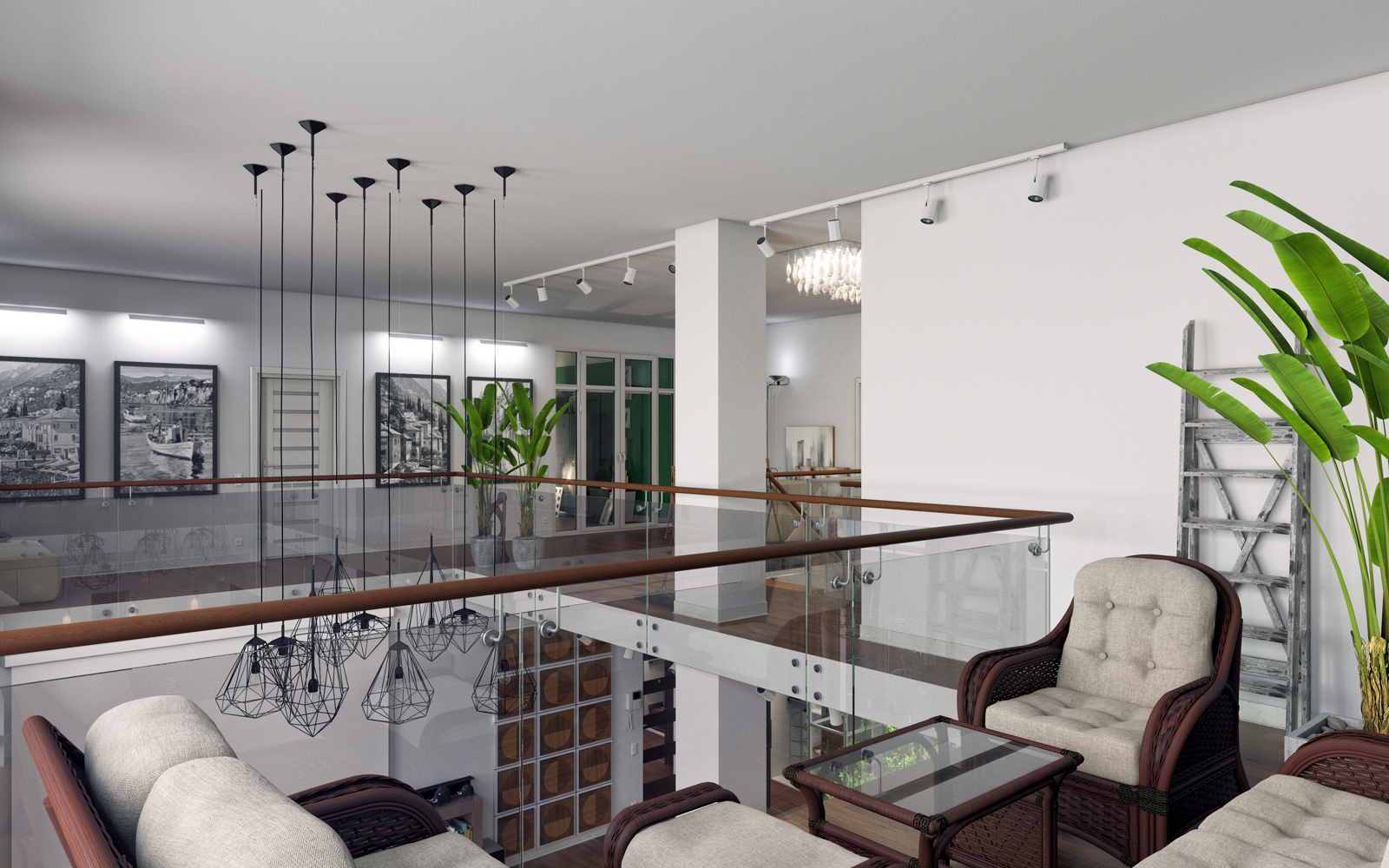 Complesso residenziale "Nobel". Penthouse. in 3d max corona render immagine