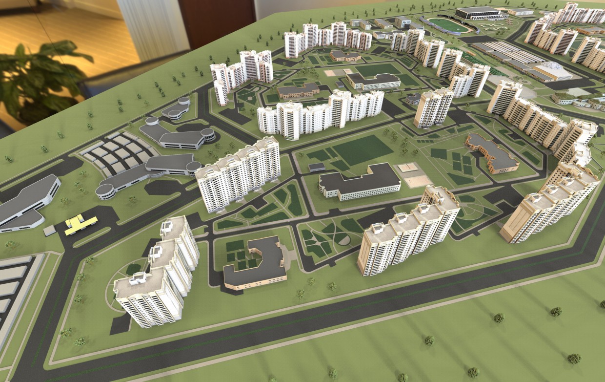 Visualisation de la mise en page du quartier résidentiel dans ArchiCAD Other image