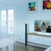 İskandinav tarzı oturma odası in 3d max corona render resim