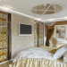 Home cinema and bedroom in 3d max corona render image