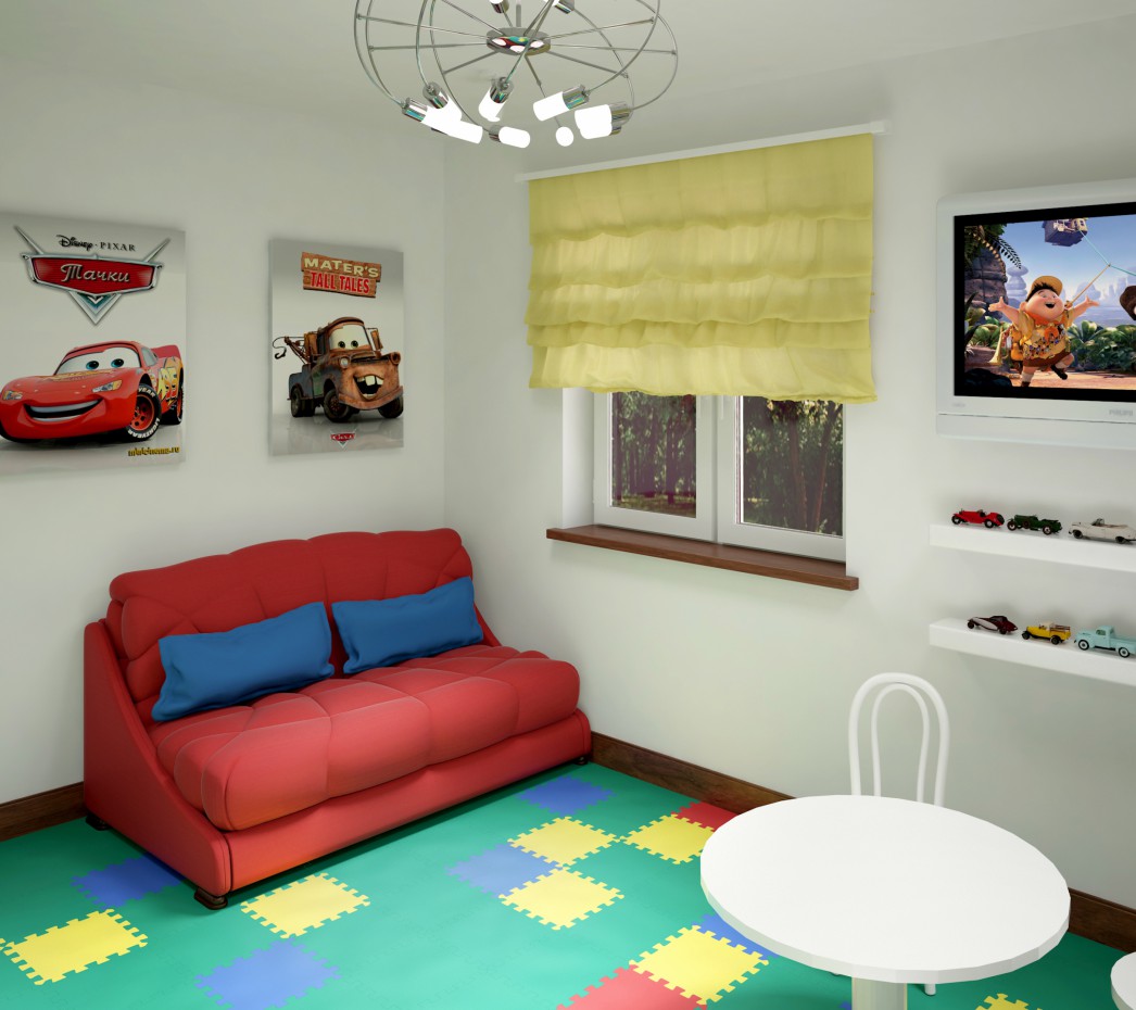 Ігрова кімната в 3d max vray 3.0 зображення