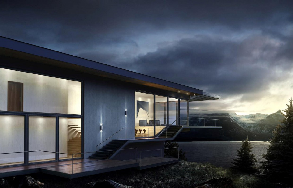House in 3d max vray image