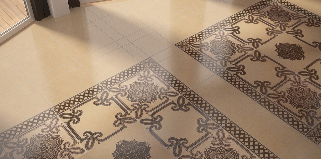 Tile in 3d max vray image