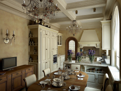 Kitchen in mansion
