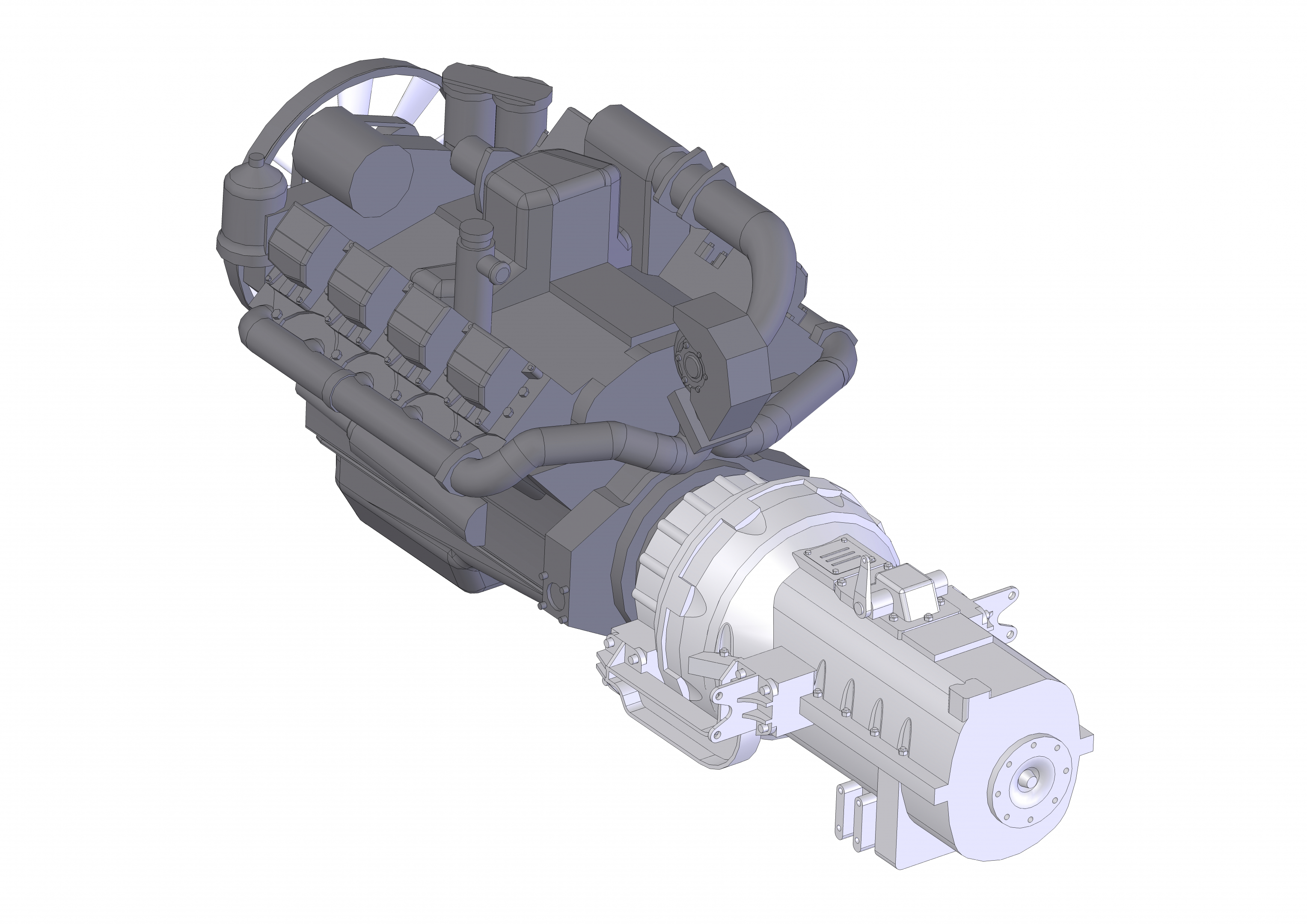 Yamz-846 in SolidWorks Other resim
