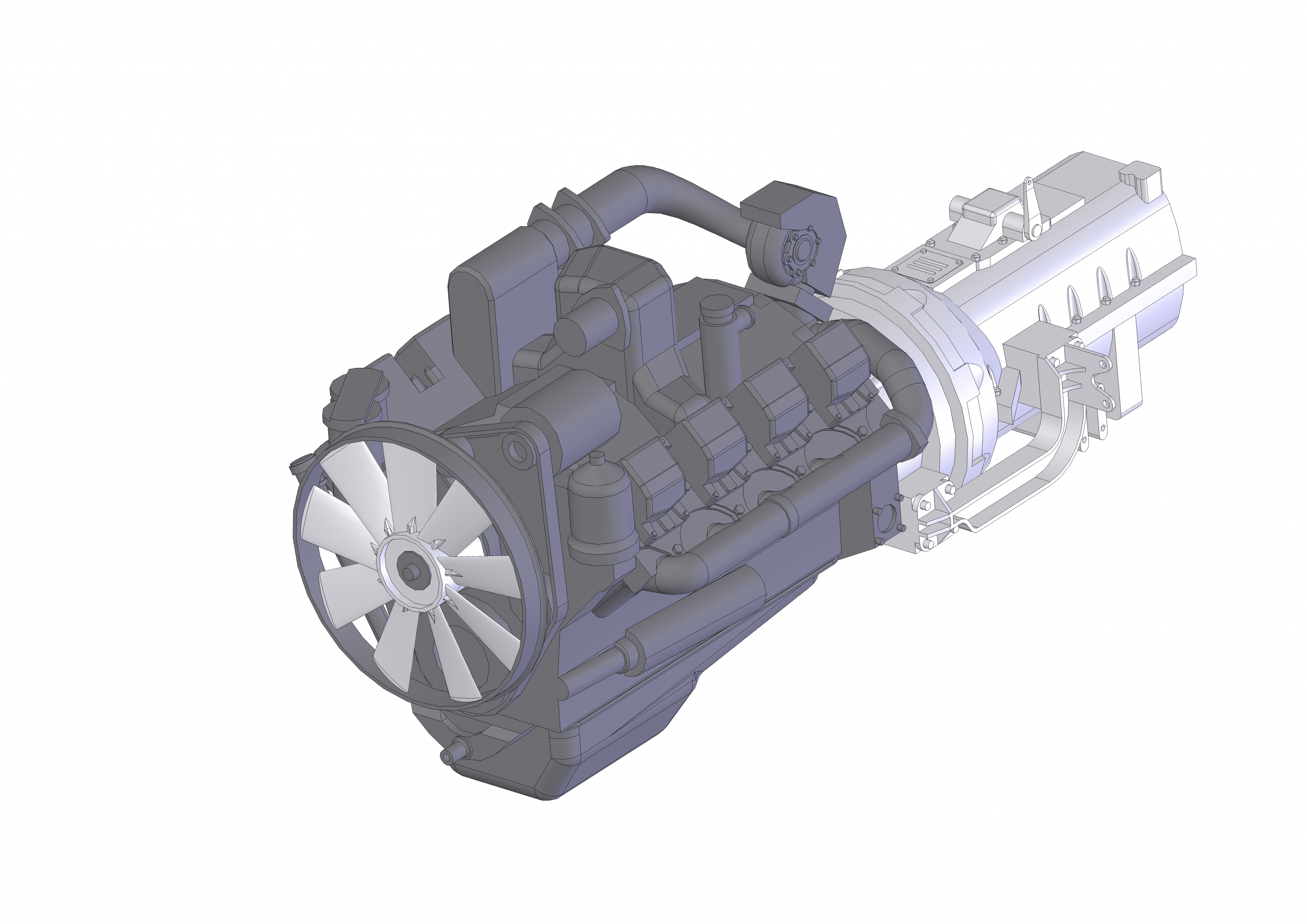 YaMZ-846 dans SolidWorks Other image