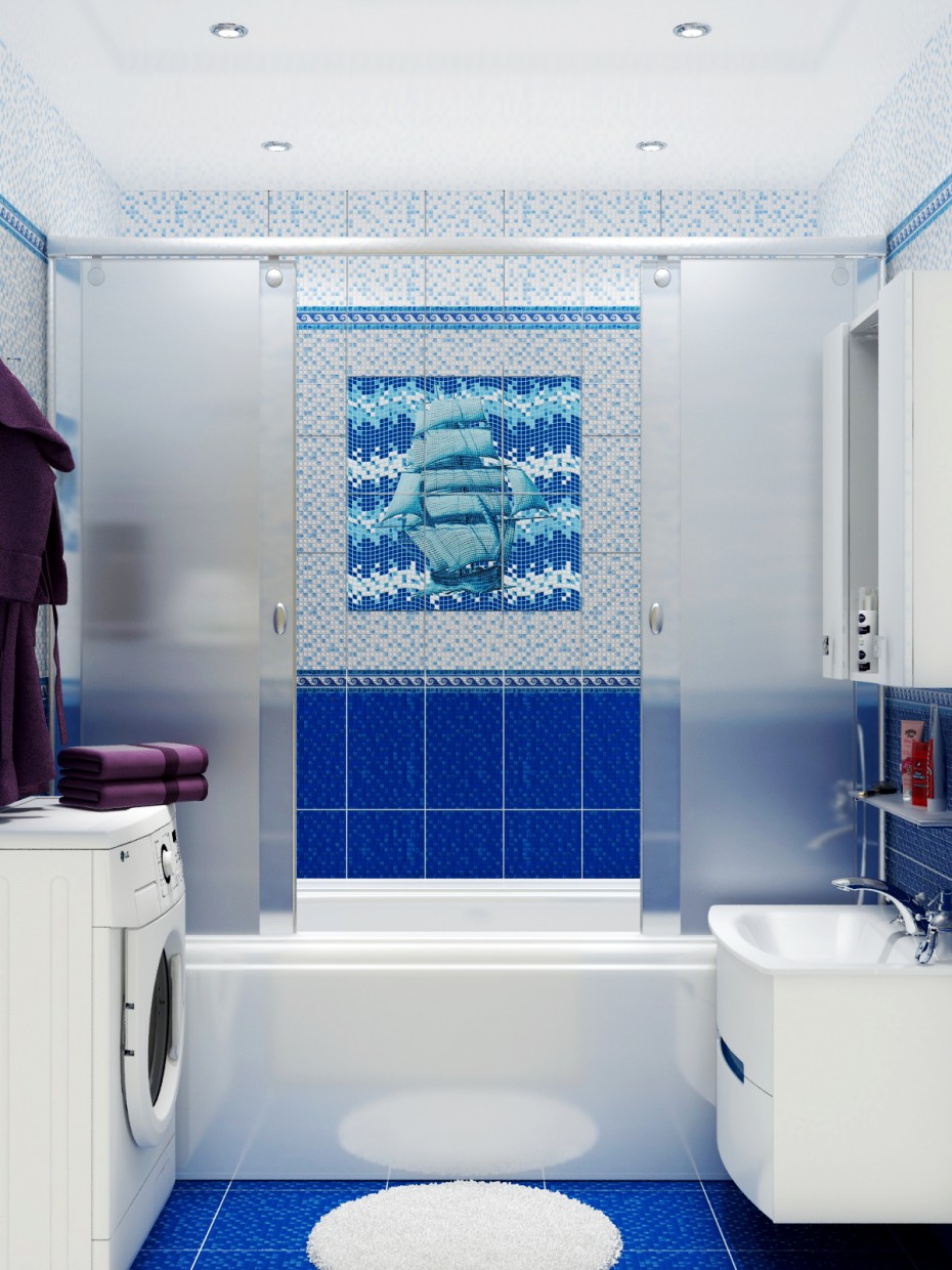 imagen de cuarto de baño en 3d max vray 3.0