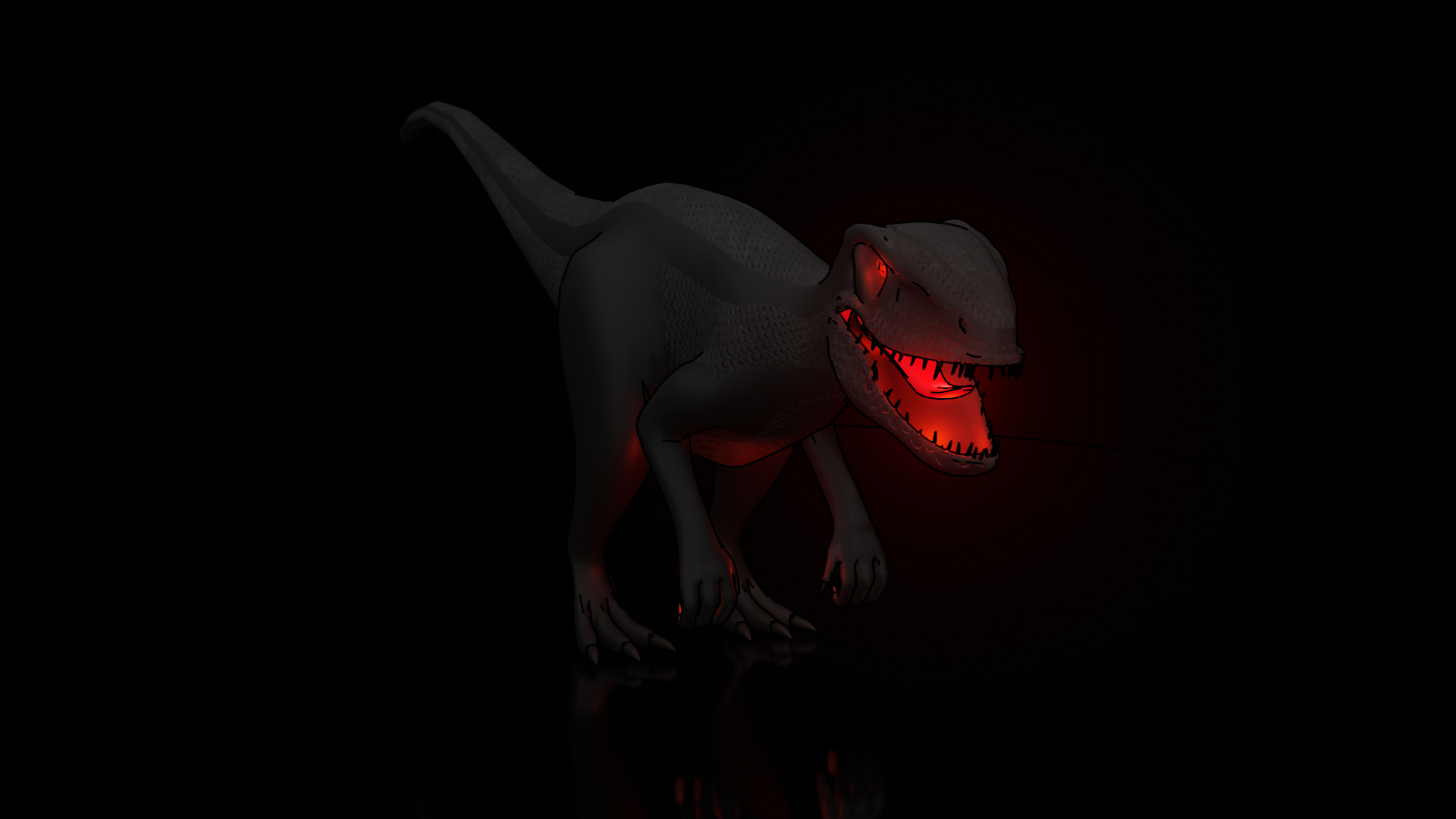 Raptor в Blender blender render изображение