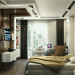 Apartamento no estilo do minimalismo em 3d max vray imagem