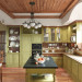 Kitchen Provence in 3d max corona render image