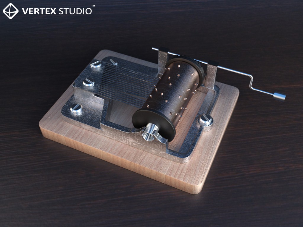 Music box in 3d max Other immagine