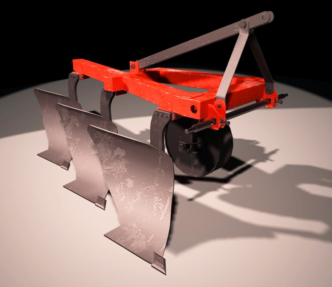 Plow in 3d max vray 2.5 image
