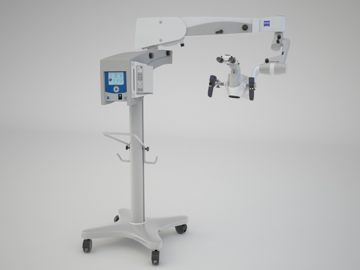 Стоматологический микроскоп в 3d max vray 2.5 изображение
