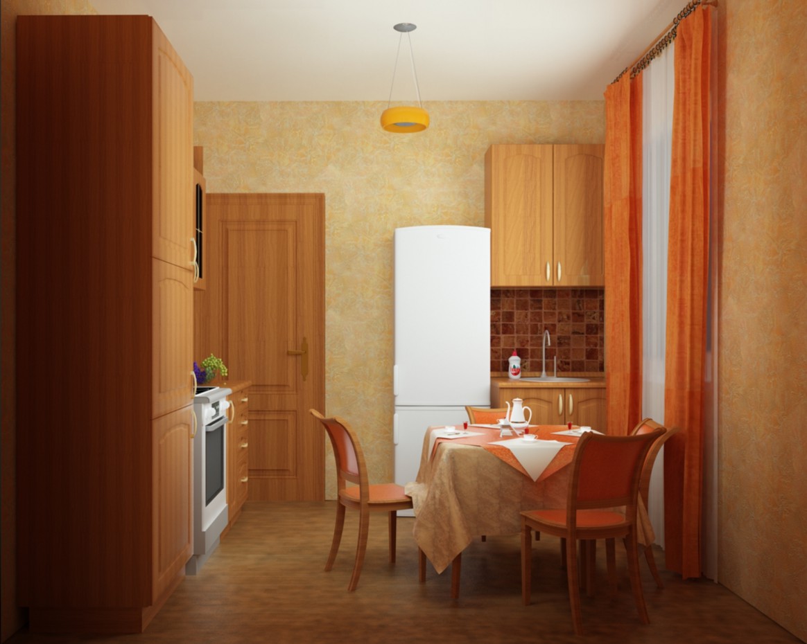 кухня в 3d max vray изображение