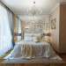 Camera da letto Art Deco in 3d max vray immagine