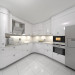 Küche-Wohnzimmer in 3d max vray Bild