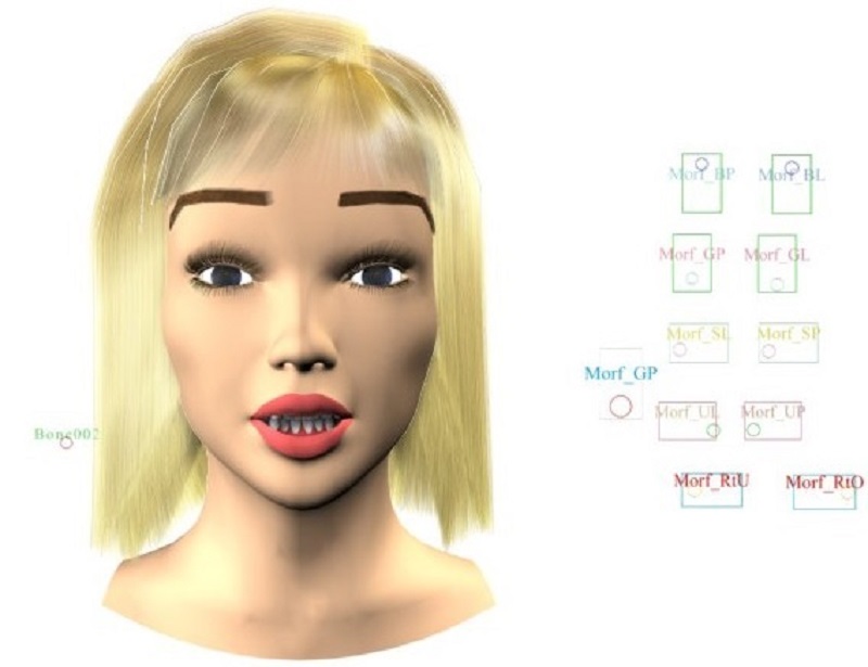 imagen de Expresiones faciales en 3d max vray 1.5
