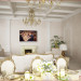 imagen de sala de estar en el estilo clásico) en 3d max vray