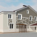 Cottage de façades finition dans 3d max vray image