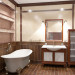 A bathroom in a private house in 3d max vray image