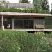 एक वन में घर 3d max corona render में प्रस्तुत छवि