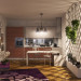 apartment Studio in 3d max corona render image