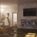 Apartment Studio in 3d max corona render Bild