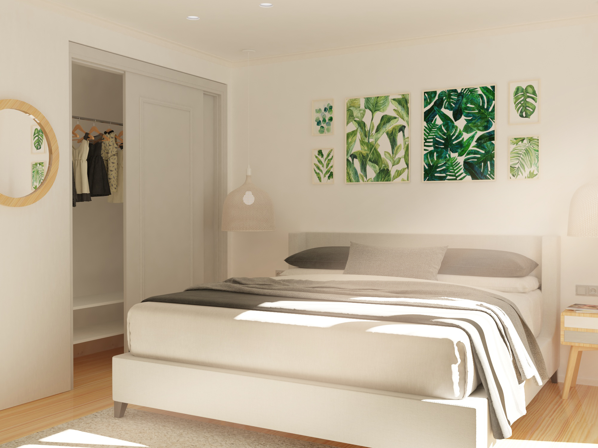 imagen de Interior de dormitorio en 3d max vray 3.0
