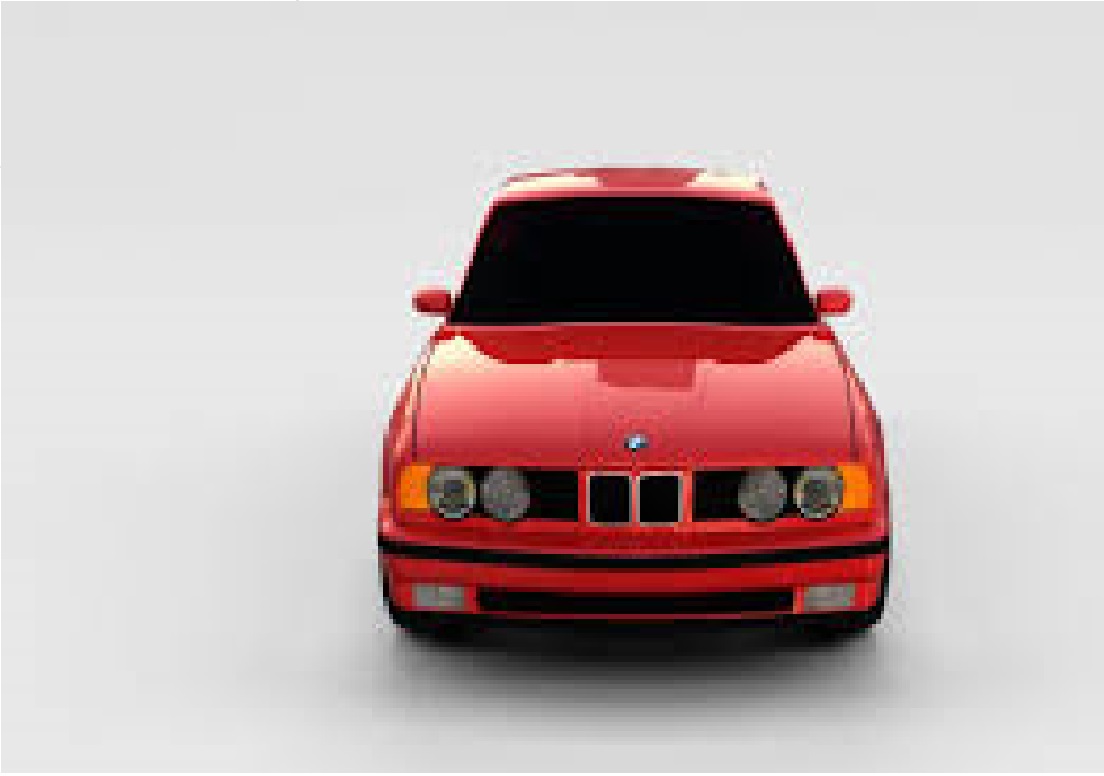 BMW E34 в Blender cycles render изображение