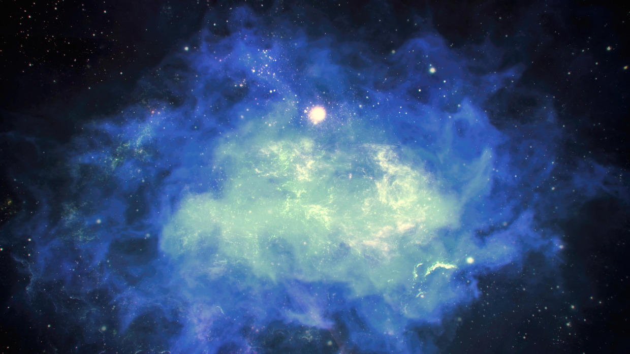 Experiments with nebulae in 3d max vray 3.0 image