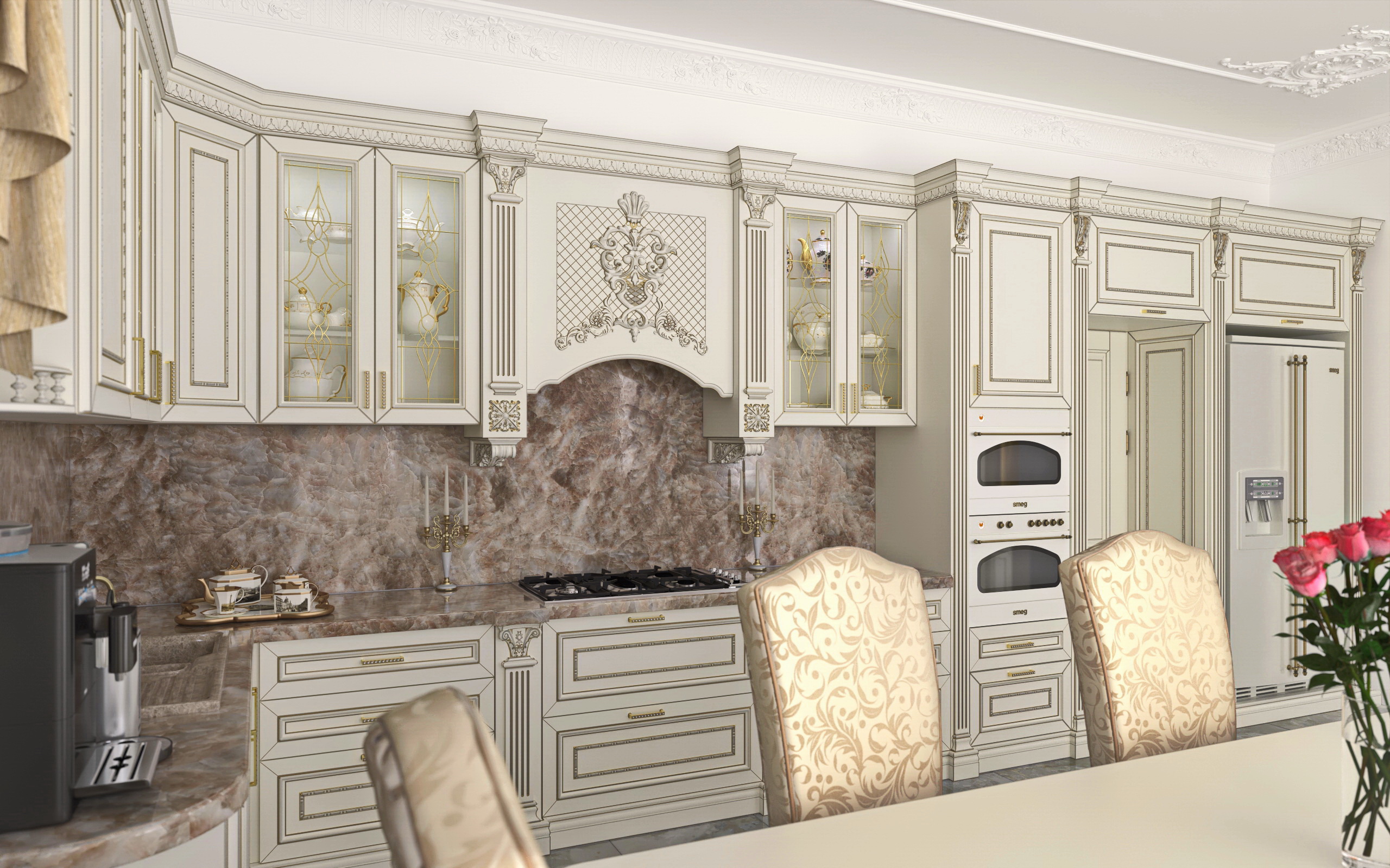imagen de Cocina-Hermosa casa en SolidWorks vray 3.0
